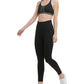 Calvin Klein Women's Ribbed High Rise 7/8 Leggings Black Size Medium