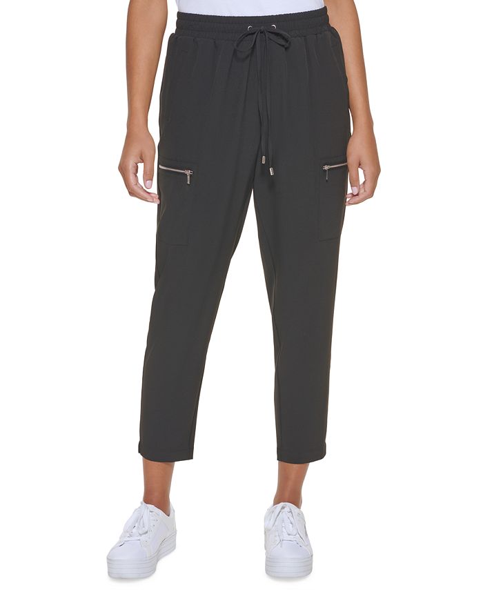 Calvin Klein Women's Tech Stretch Pants Black Size Medium