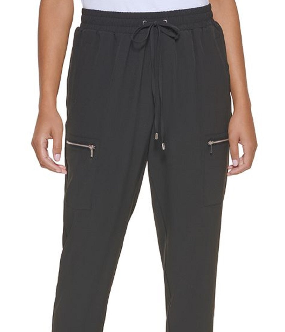 Calvin Klein Women's Tech Stretch Pants Black Size Medium
