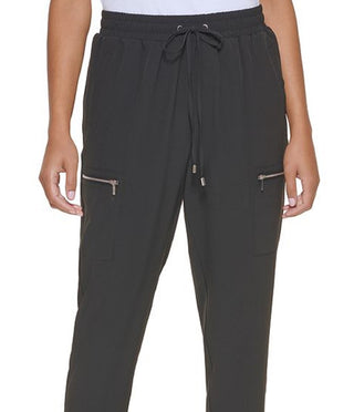 Calvin Klein Women's Tech Stretch Pants Black Size Medium