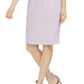 Calvin Klein Women's Flutter Sleeve Sheath Dress Pink Size 8