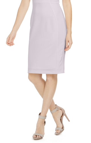 Calvin Klein Women's Flutter Sleeve Sheath Dress Pink Size 8