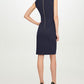 Calvin Klein Women's Bow Neck Dress Blue Size 14