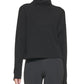 Calvin Klein Women's Ribbed Long Sleeve Turtleneck Black Size Small