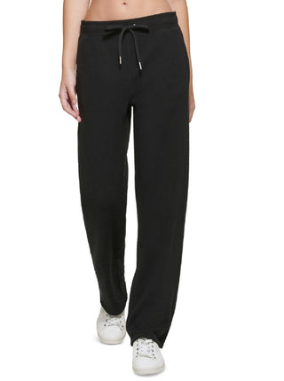 Calvin Klein Women's Performance Ribbed Track Pants Black Size X-Large