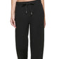 Calvin Klein Women's Performance Ribbed Track Pants Black Size X-Large