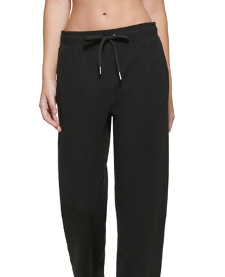 Calvin Klein Women's Performance Ribbed Track Pants Black Size X-Large
