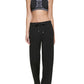 Calvin Klein Women's Ribbed Track Pants Black Size Medium