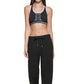 Calvin Klein Women's Ribbed Track Pants Black Size Medium