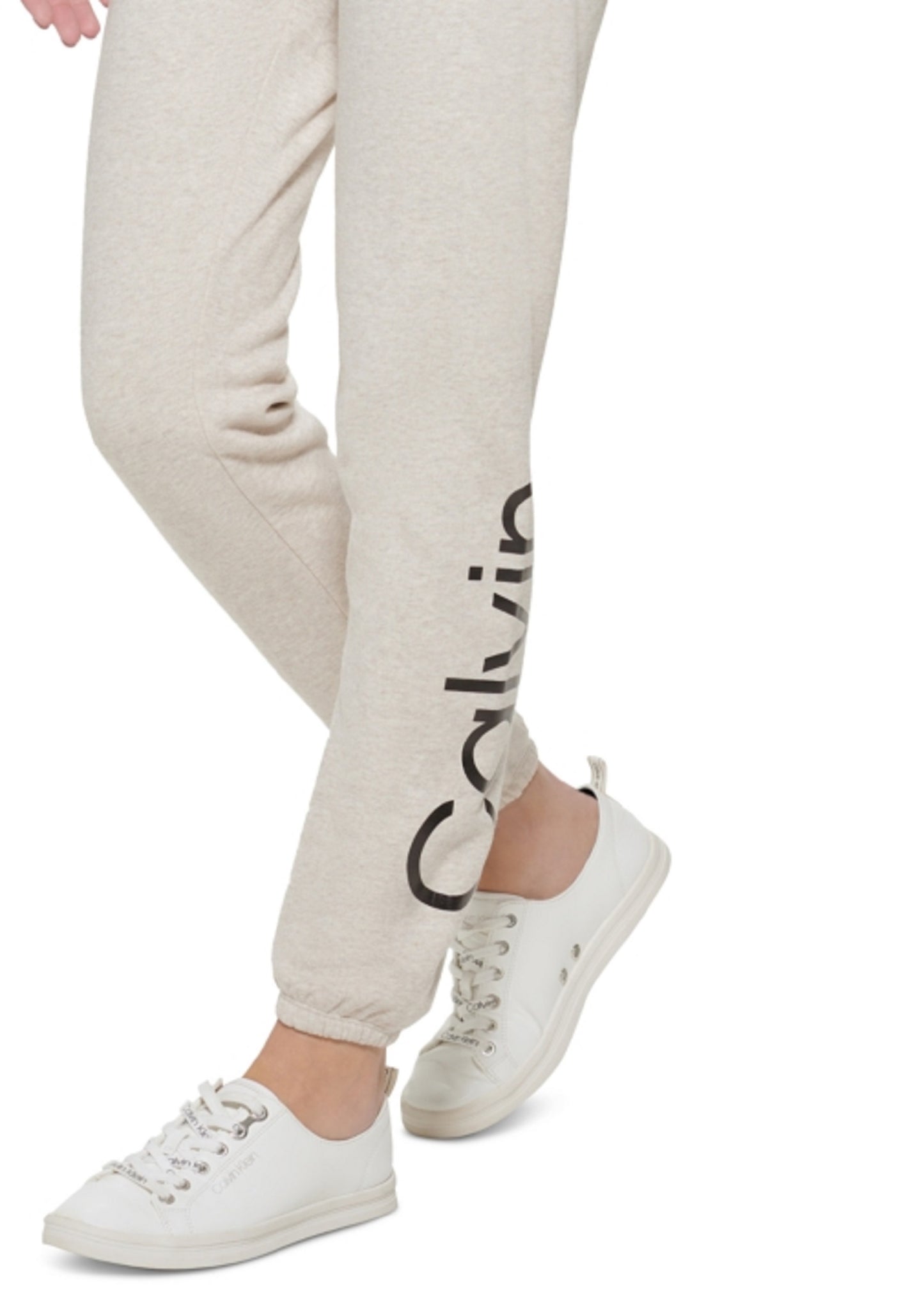 Calvin Klein Women's Graphic Joggers Brown Size Medium