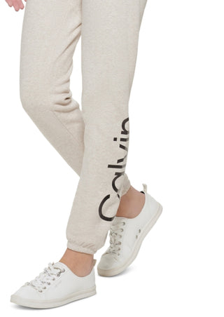 Calvin Klein Women's Graphic Joggers Brown Size Medium