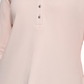 Calvin Klein Women's 3/4 Sleeve Button Front Henley Pink Size Medium