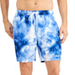 Calvin Klein Men's Tie Dye Volley Shorts Blue Size Small