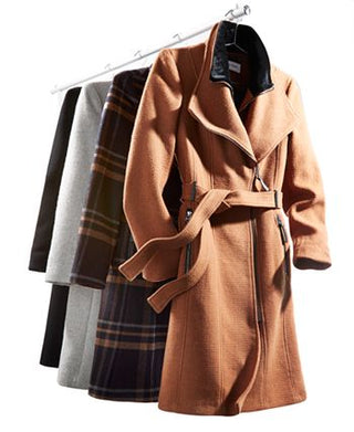 Calvin Klein Women's Belted Wrap Coat Gray Size Petite Large