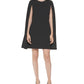 Calvin Klein Women's Capelet Sheath Dress Black Size 6