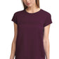 Calvin Klein Women's Short Sleeve Logo T Shirt Purple