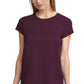 Calvin Klein Women's Short Sleeve Logo T Shirt Purple