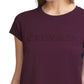 Calvin Klein Women's Short Sleeve Logo T-Shirt Purple Size X-Small