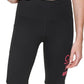 Calvin Klein Women's Split Logo High Waist Biker Shorts Pink Size Large