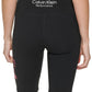 Calvin Klein Women's Split Logo High Waist Biker Shorts Pink Size Large