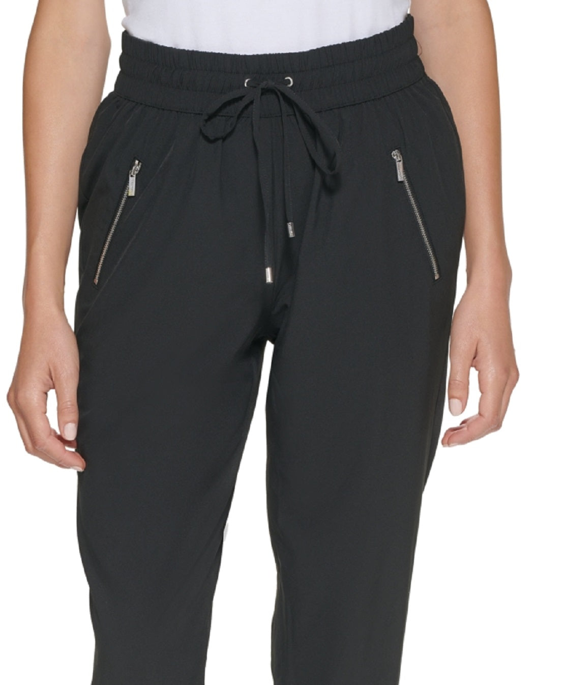 Calvin Klein Women's Tech Stretch Jogger Pant Black Size Large
