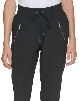 Calvin Klein Women's Tech Stretch Jogger Pant Black Size Large