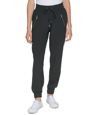 Calvin Klein Women's Tech Stretch Jogger Pant Black Size Large