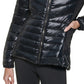 Calvin Klein Women's Hooded Puffer Coat Black Size Small