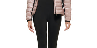 Calvin Klein Women's Hooded Side Panel Jacket Pink Size Medium