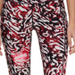 Calvin Klein Women's Performance Printed High Rise Leggings Red Size M