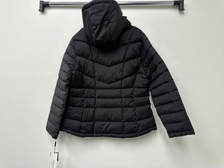 Calvin Klein Women's Petite Cozy-Lined Hooded Puffer Coat Black Size Petite XL