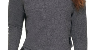 Calvin Klein Women's Long Sleeve Turtleneck Gray Size X-Small