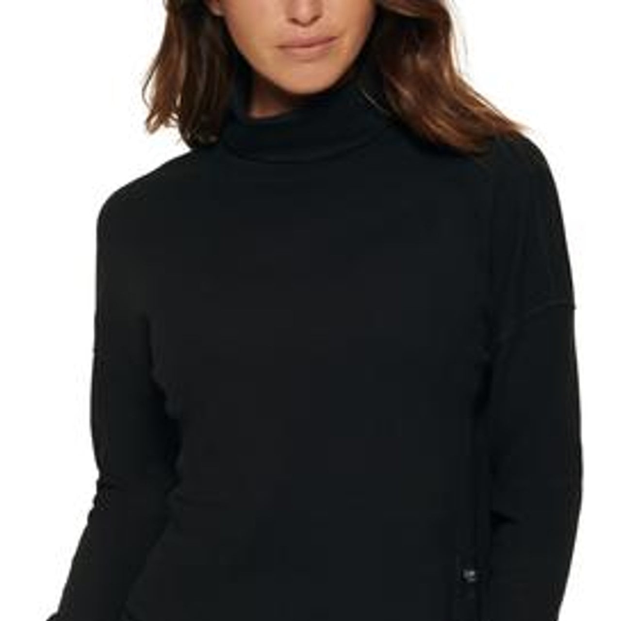 Calvin Klein Women's Long Sleeve Turtleneck Black Size X-Large