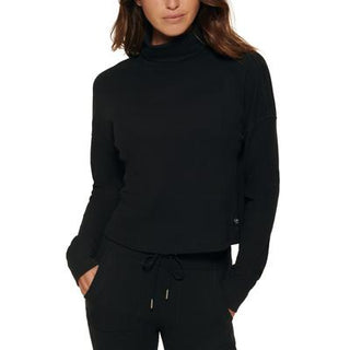Calvin Klein Women's Long Sleeve Turtleneck Black Size X-Large