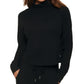 Calvin Klein Women's Long Sleeve Turtleneck Black Size X-Small