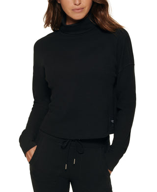 Calvin Klein Women's Long Sleeve Turtleneck Black Size X-Small