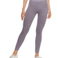 Calvin Klein Women's Active Ribbed 7/8 Length Leggings Purple Size Medium