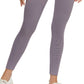 Calvin Klein Women's Active Ribbed 7/8 Length Leggings Purple Size Medium
