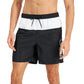 Calvin Klein Men's Quick Dry Upf 50+ Colorblocked Trunks Black Size XX-Large