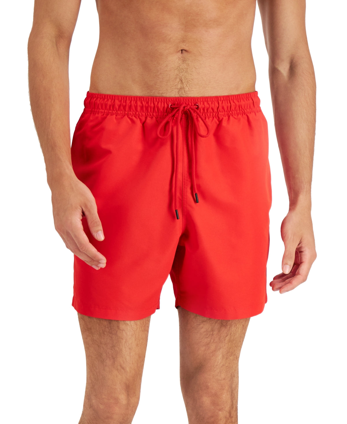 Calvin Klein Men's Volley Swim Trunks Red Size XX-Large