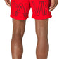 Calvin Klein Men's Volley Swim Trunks Red Size XL