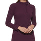 Calvin Klein Women's Tie Neck Scuba Crepe Dress Purple Size 14