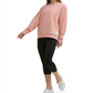 Calvin Klein Women's Fleece Sweatshirt Pink Size Large