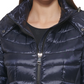 Calvin Klein Women's Hooded Down Packable Puffer Coat Blue Size Large