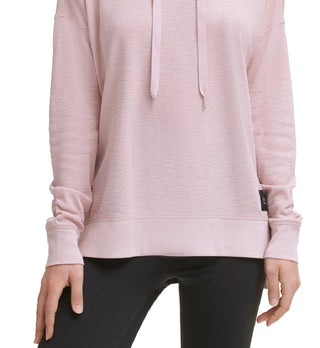 Calvin Klein Women's Funnel Neck High Low Top Pink Size Medium
