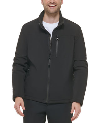 Calvin Klein Men's Sherpa Lined Classic Soft Shell Jacket Black Size XX-Large