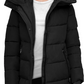 Calvin Klein Women's Hooded Puffer Coat Black Size Medium