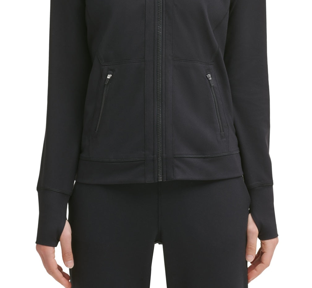 Calvin Klein Women's Hooded Jacket Black Size Small