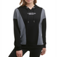 Calvin Klein Women's Performance Colorblocked Hoodie Black Size Medium