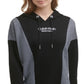 Calvin Klein Women's Performance Colorblocked Hoodie Black Size Medium